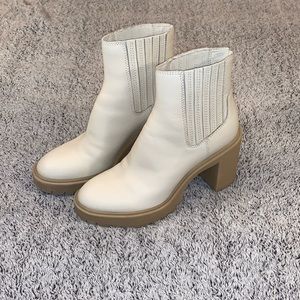 Dolce Vita waterproof boots in Ivory